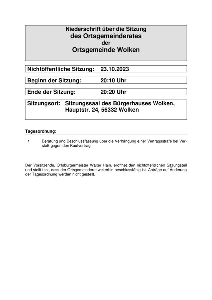 thumbnail of 2023-10-23 Niederschrift nicht öffentliche Sitzung