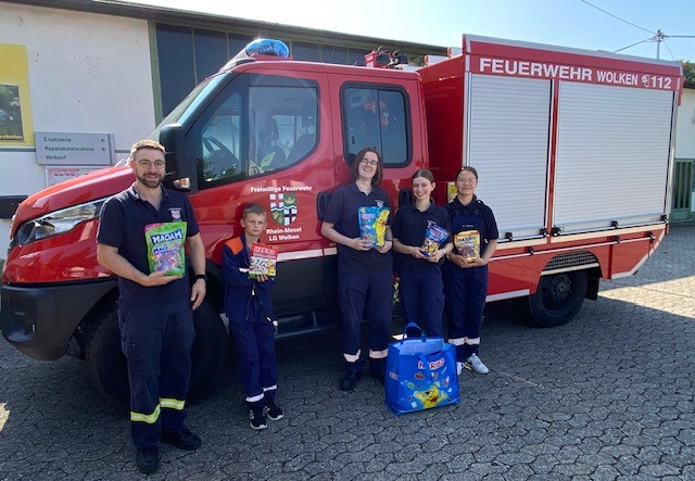 Haribo macht Kinder froh und die Jugendfeuerwehr ebenso…