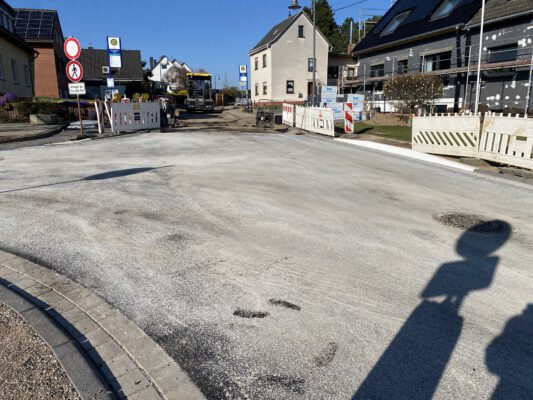 Aktuelles von der Baustelle Bassenheimer Straße